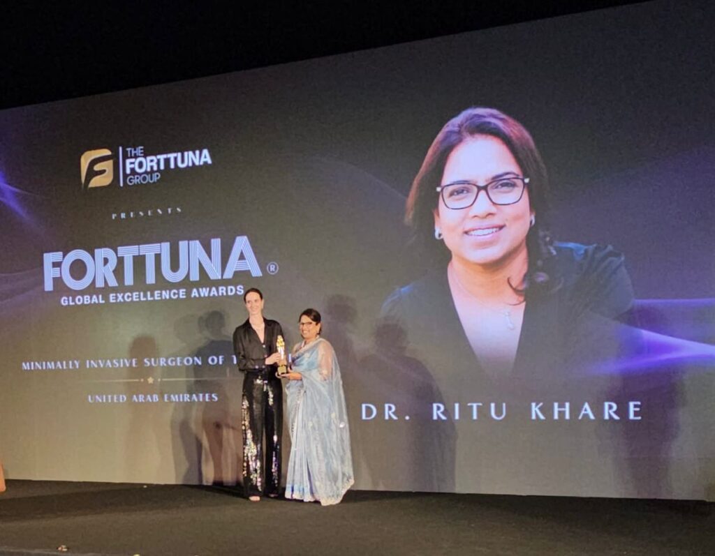 WhatsApp Image 2024 12 08 at 12.32.25 1024x797 - Minimally Invasive Surgeon of the year, Forttuna Global Excellence Awards: December 6, 2024.